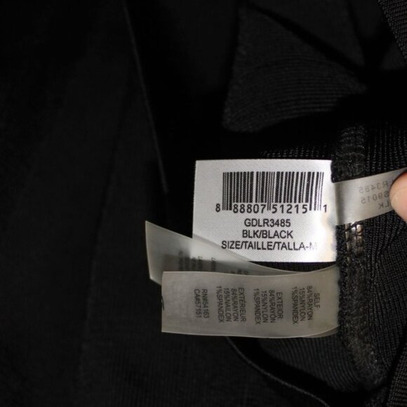 NWT Guess Los Angeles Size M Little Black Dress Bandage Bodycon GDLR3485 - Picture 12 of 14